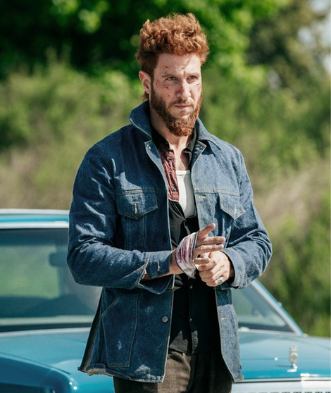 American Gods Pablo Schreiber Blue Denim Jacket