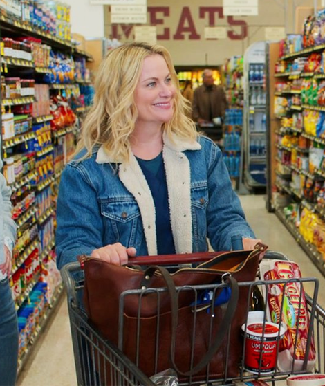 Moxie 2021 Lisa Blue Shearling Jacket