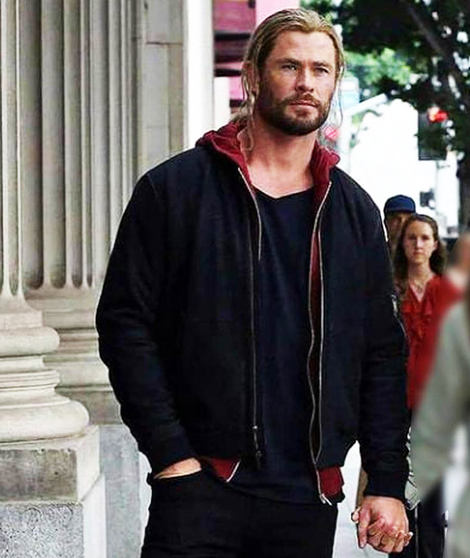 Thor Love and Thunder Chris Hemsworth Bomber Jacket