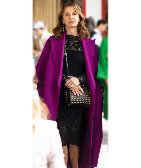 Emily in Paris Sylvie Grateau Purple Trench Coat