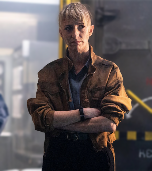 Snowpiercer 2020 Mickey Sumner Brown Jacket 1