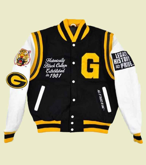 Grambling State University Motto 2.0 Black & White Jacket Grambling State University Motto 2.0 Black & White Jacket