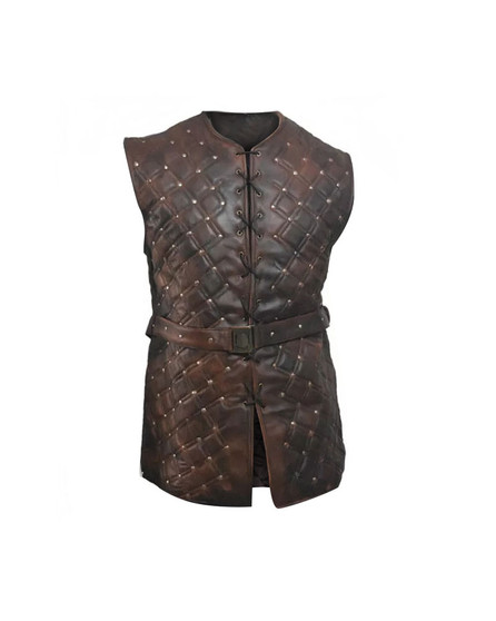 Bjorn Lothbrok Vikings Season 3 Leather Vest 3