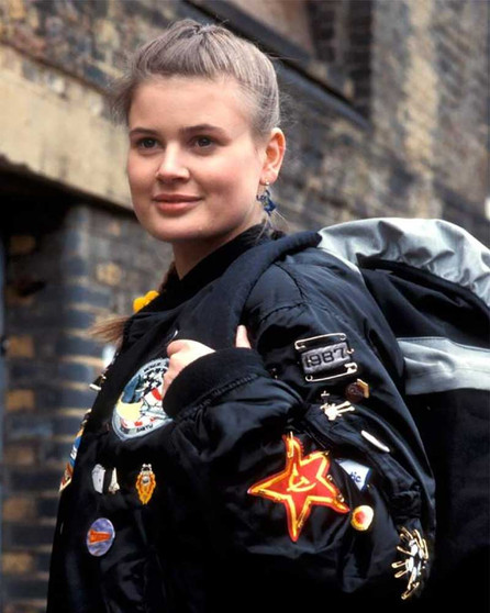 Sophie Aldred Dr Who Ace Black Bomber Jacket 2