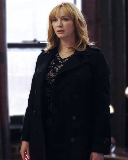 Good Girls Christina Hendricks Black Coat