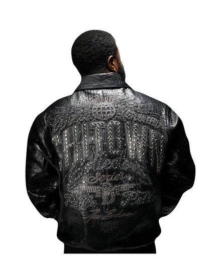 Men Chi Town Pelle Pelle Black Leather Jacket 1