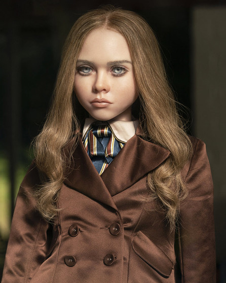 M3gan Film 2023 Amie Donald Satin Coat