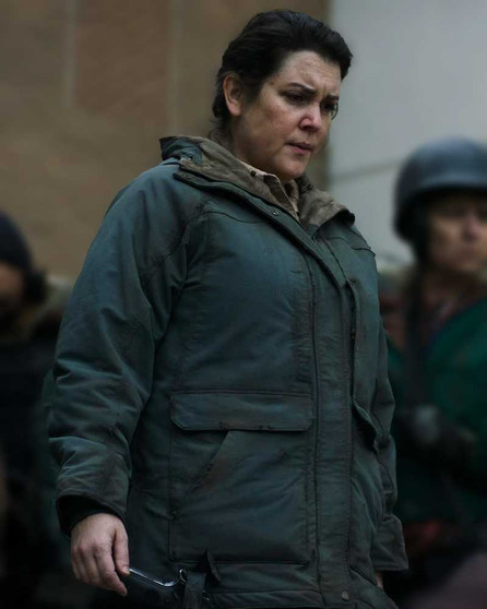 The Last of Us Melanie Lynskey Blue Hooded Jacket