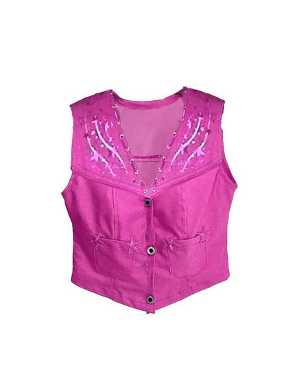 Barbie Film 2023 Margot Robbie Pink Vest