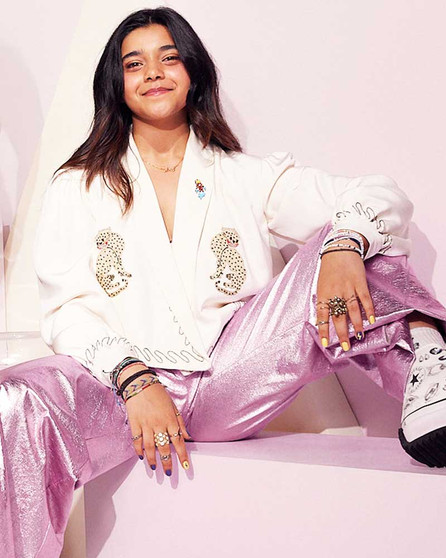 The Marvels 2023 Iman Vellani White Jacket The Marvels 2023 Iman Vellani White Jacket