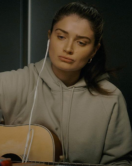 Eve Hewson Flora And Son Grey Hoodie