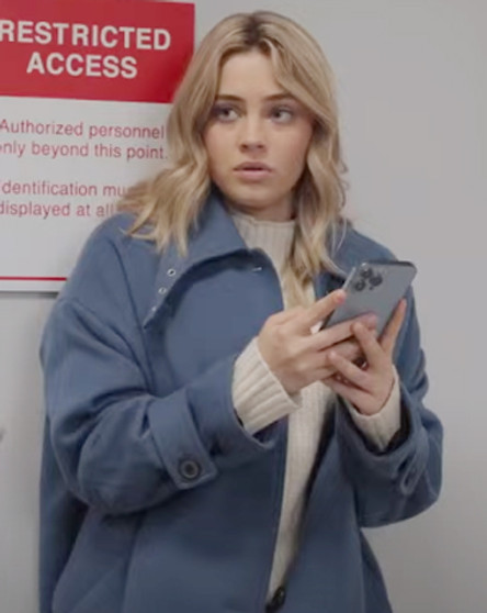 Zoey Miller The Other Zoey Blue Coat Zoey Miller The Other Zoey Blue Coat