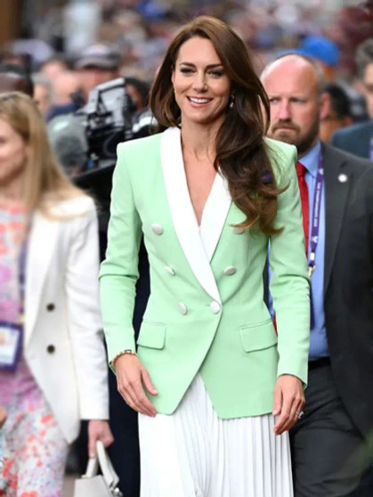 Princess Kate Mint Green Blazer Princess Kate Mint Green Blazer