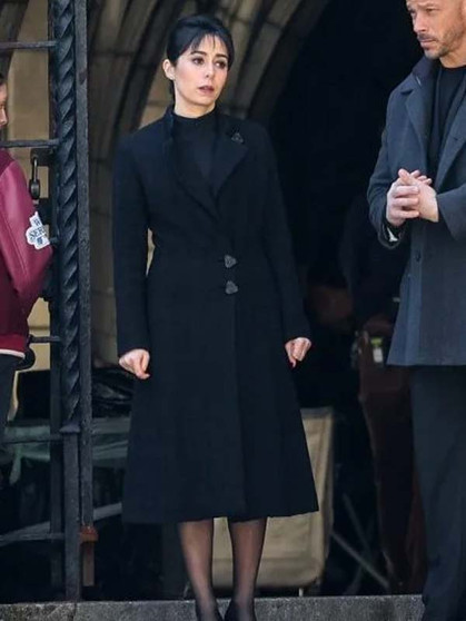 The Penguin 2024 Sofia Falcone Black Coat The Penguin 2024 Sofia Falcone Black Coat