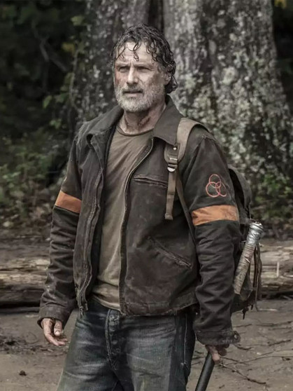 Rick Grimes The Walking Dead Brown Jacket