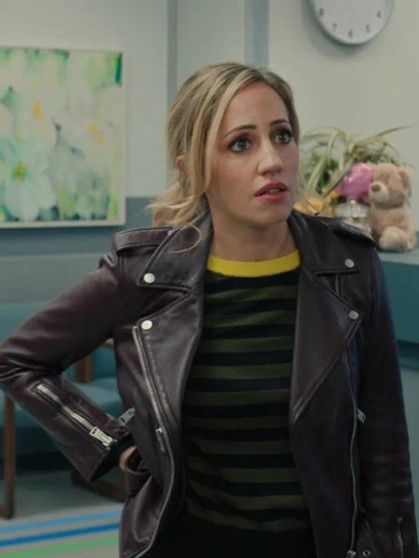 Virgin River S05 Brie Sheridan Leather Jacket Virgin River S05 Brie Sheridan Leather Jacket