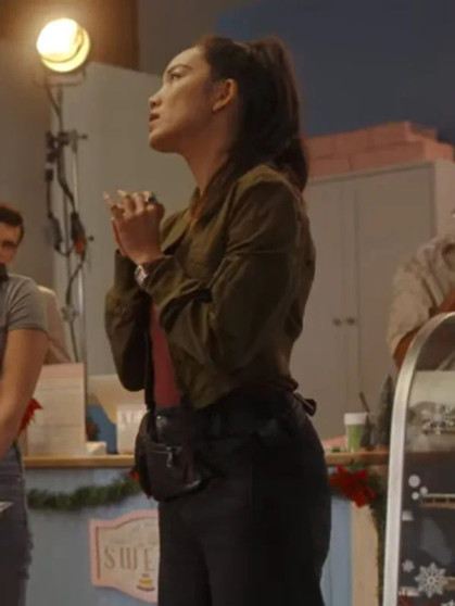 Jessika Van A Hollywood Christmas 2022 Cotton Bomber Jacket