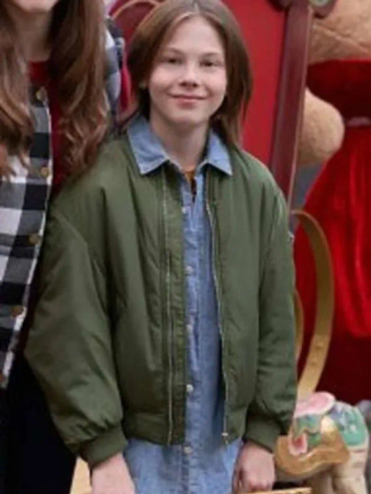 Movie Mystery on Mistletoe Lane Logan Pierce Green Jacket