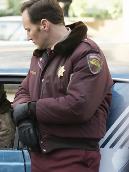 Lou Solverson Fargo S02 Tv Series Maroon Jacket