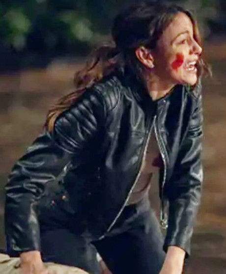Fool Me Once Michelle Keegan Black Leather Jacket