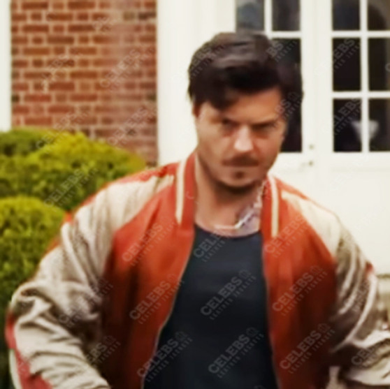 Orlando Bloom Red Right Hand Cash Jacket