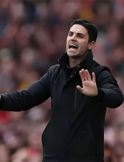 Mikel Arteta Black Jacket