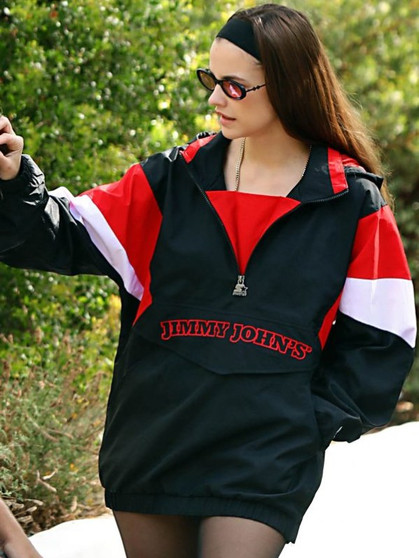 Barbara Palvin Starter Jacket