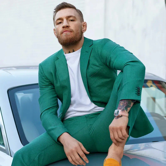 Conor McGregor Green Suit