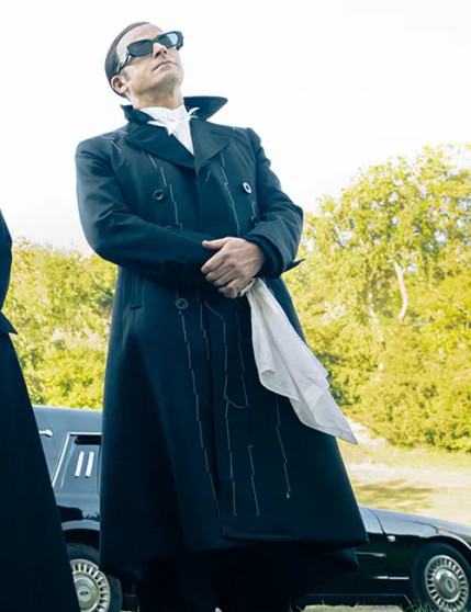 Justin Theroux Beetlejuice Beetlejuice Black Coat
