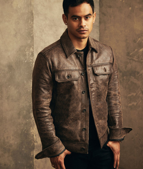 The Long Game Julian Works Leather Jacket for men