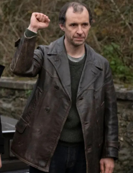Roses War Tom Vaughan-Lawlor Leather Blazer