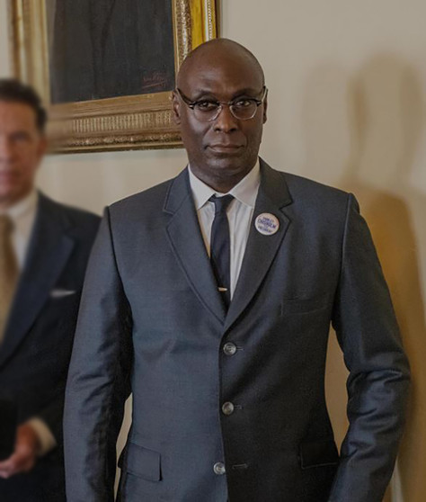 Lance Reddick Shirley Grey Blazer