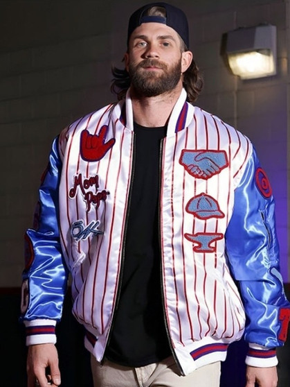 Philadelphia Phillies Bryce Harper Bomber Jacket
