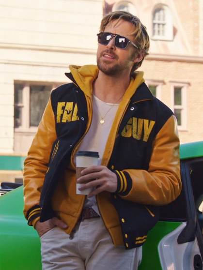 Ryan Gosling The Fall Guy 2024 Varsity Jacket Ryan Gosling The Fall Guy 2024 Varsity Jacket