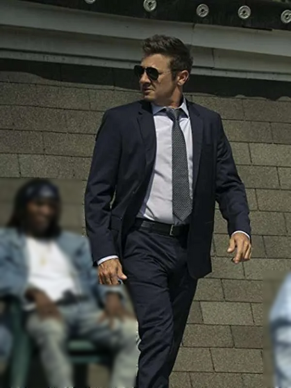 Mike McLusky Mayor of Kingstown Blue Suit