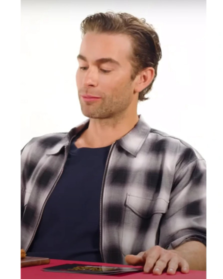 Chace Crawford Press Junket 2024 Jacket