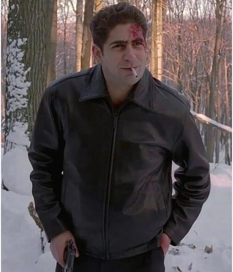 Christopher Moltisanti Leather Jacket