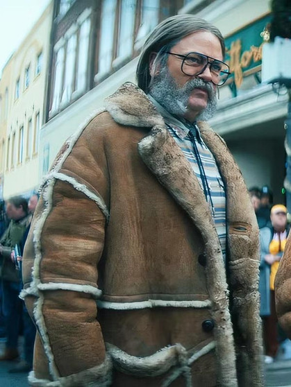 Dr. Gene Thibodeau The Umbrella Academy S04 Leather Coat