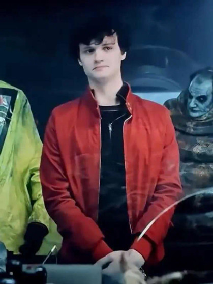 Jeremy Beetlejuice Beetlejuice 2024 Red Jacket