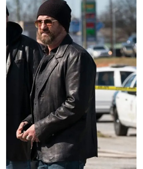 ‘Big Nick’ O’Brien Den Of Thieves Leather Jacket ‘Big Nick’ O’Brien Den Of Thieves Leather Jacket