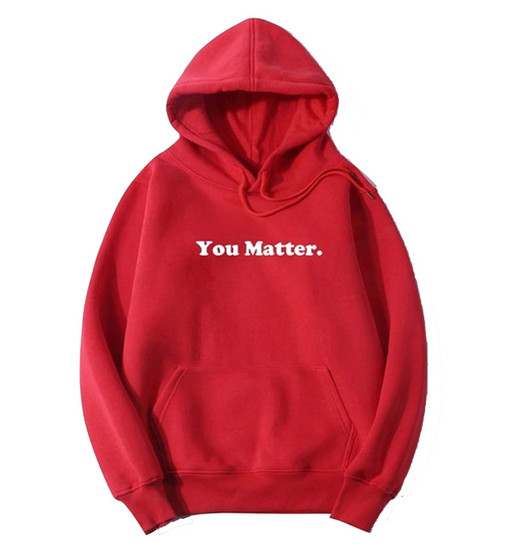 You Matter Red Hoodie