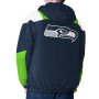 Navy Seattle Seahawks Charger Pullover Jacket