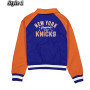 New York Knicks blue and orange Throwback Jacket