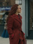 Meagan Good Harlem S01 Maroon Coat for women