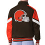 Cleveland Browns Strong Arm Varsity Jacket