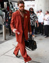 Travis Kelce Super Bowl LIX Red Suit