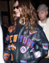 Hailey Bieber New York Knicks Leather Jacket for women