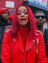 Cardi B Red Jacket