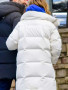 Office Romance 2025 Jennifer Lopez White Puffer Coat