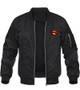 Lightweight Black Superman Varsity Jacket